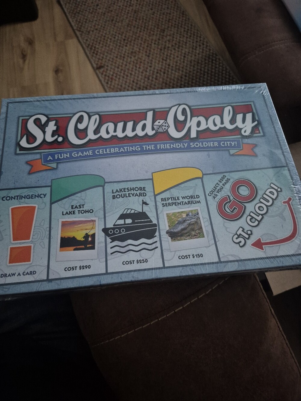 NEW/SEALED St. Cloud-Opoly Soldier City  Board Game